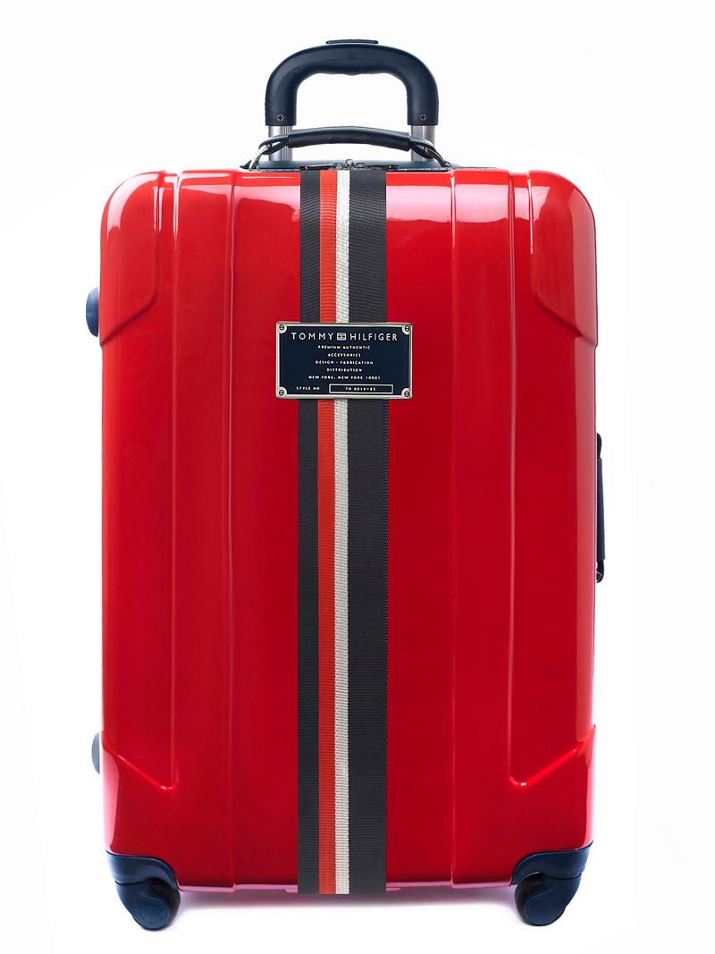 Férfi Tommy Hilfiger LOCHWOOD 25 INCH suitcases Piros | HU 1551JPQ